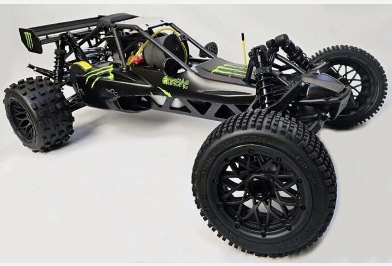 Rovan Baja Buggy: Dominate the Track with Symmetrical Steering & Tuned Performance!